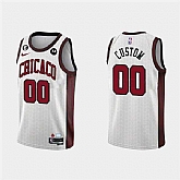 Men's Chicago Bulls Active Player Custom 2022-23 White City Edition Stitched Basketball Jersey,baseball caps,new era cap wholesale,wholesale hats